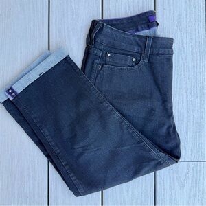 NYDJ Crop Pant, black denim Not Your Daughter’s Jeans capris